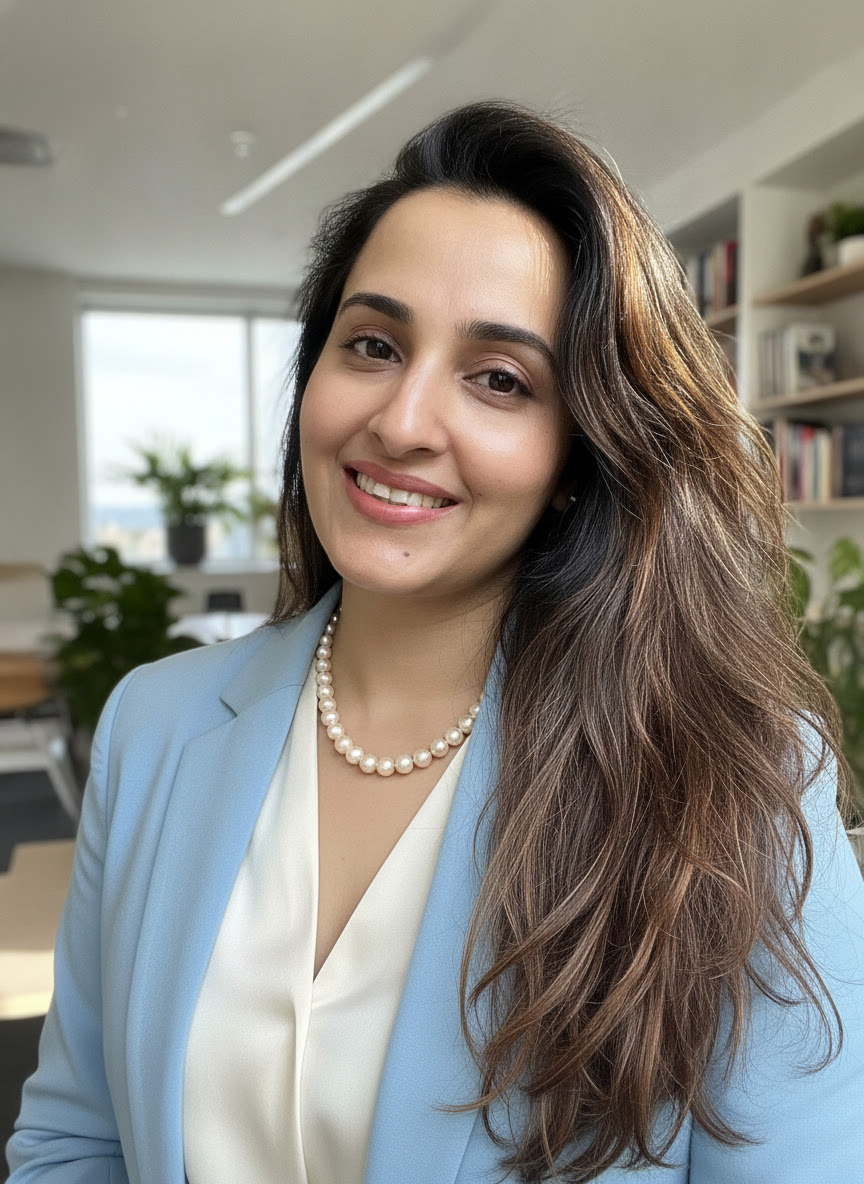 Portrait of Aspaan Kaur, co-founder